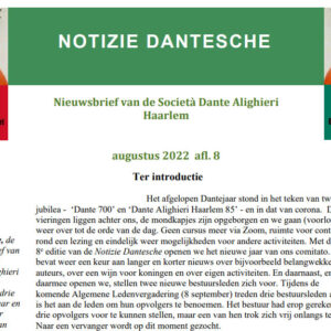 nieuwsbrief augustus 2022